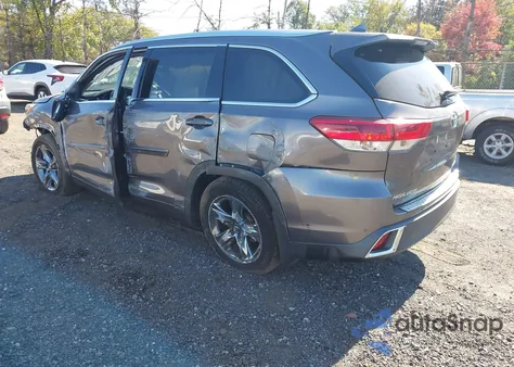 2018 Toyota Highlander Limited Platinum from USA, damaged, VIN 5TDDZRFH1JS915219